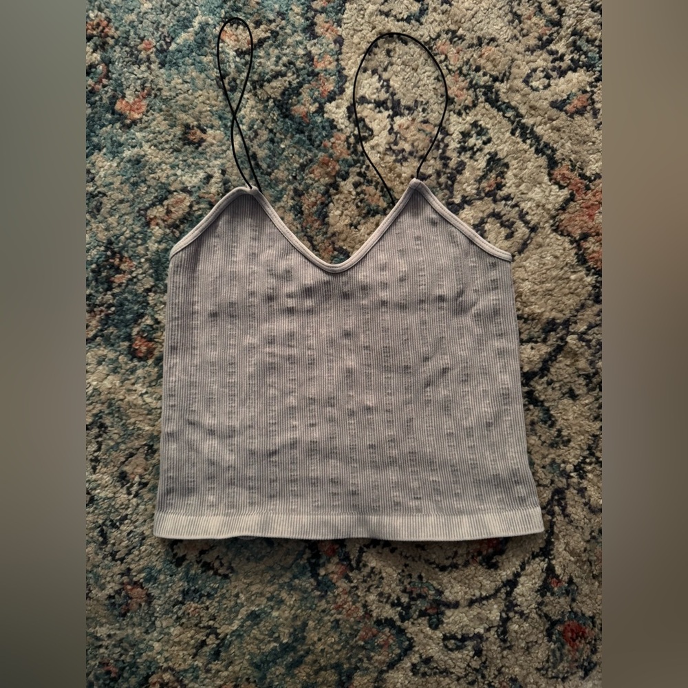 Gray Spaghetti Strap Top